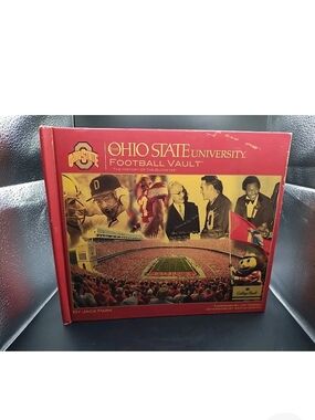The Ohio State University Football Vault Hardcover - Scarlet & Gold